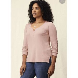 Matilda Jane Ryanne Womens Henley Tee Size S Small